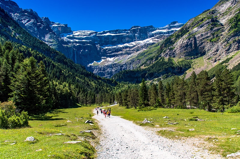 paysage de montagne - cirque gavarnie