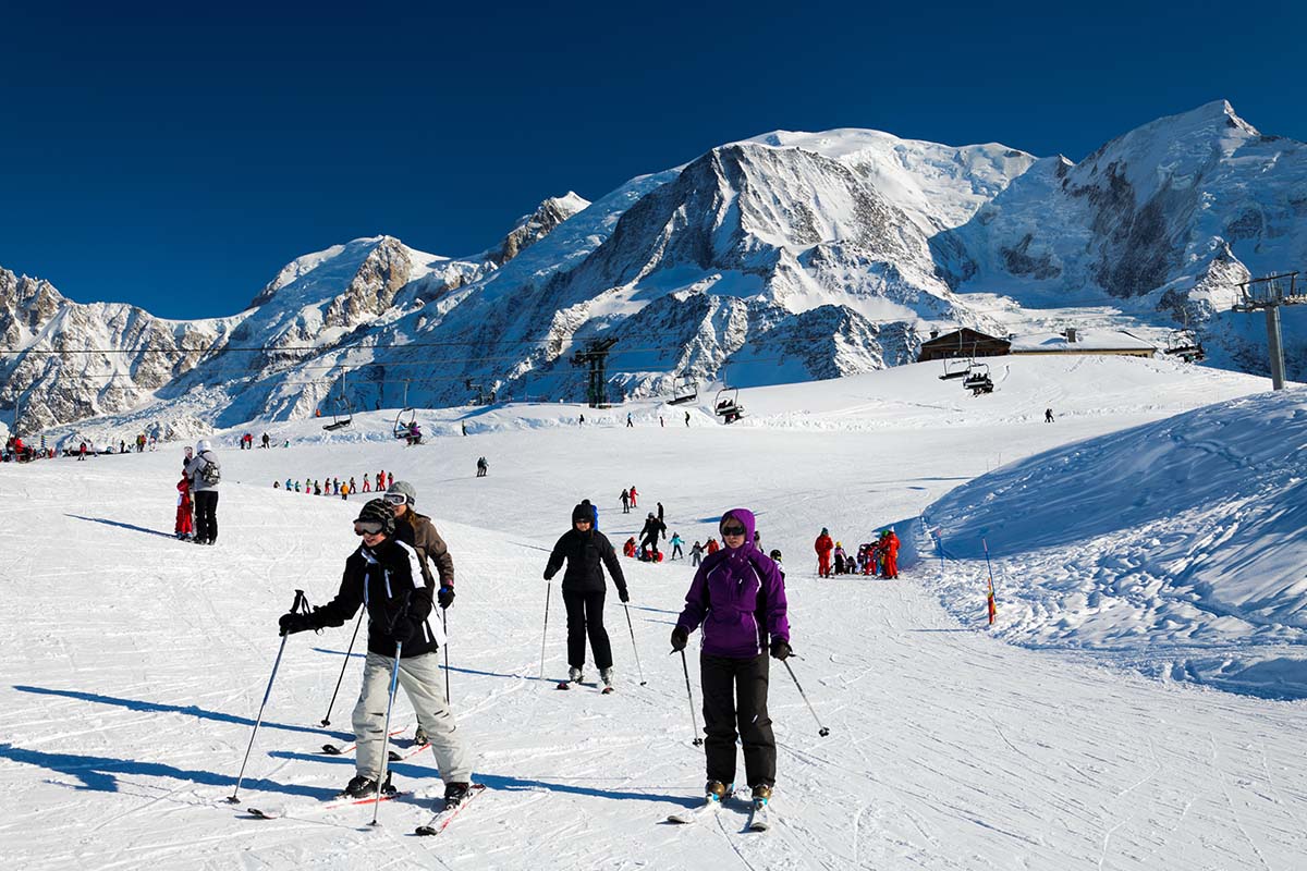 station ski haute-savoie chamonix mont-blanc